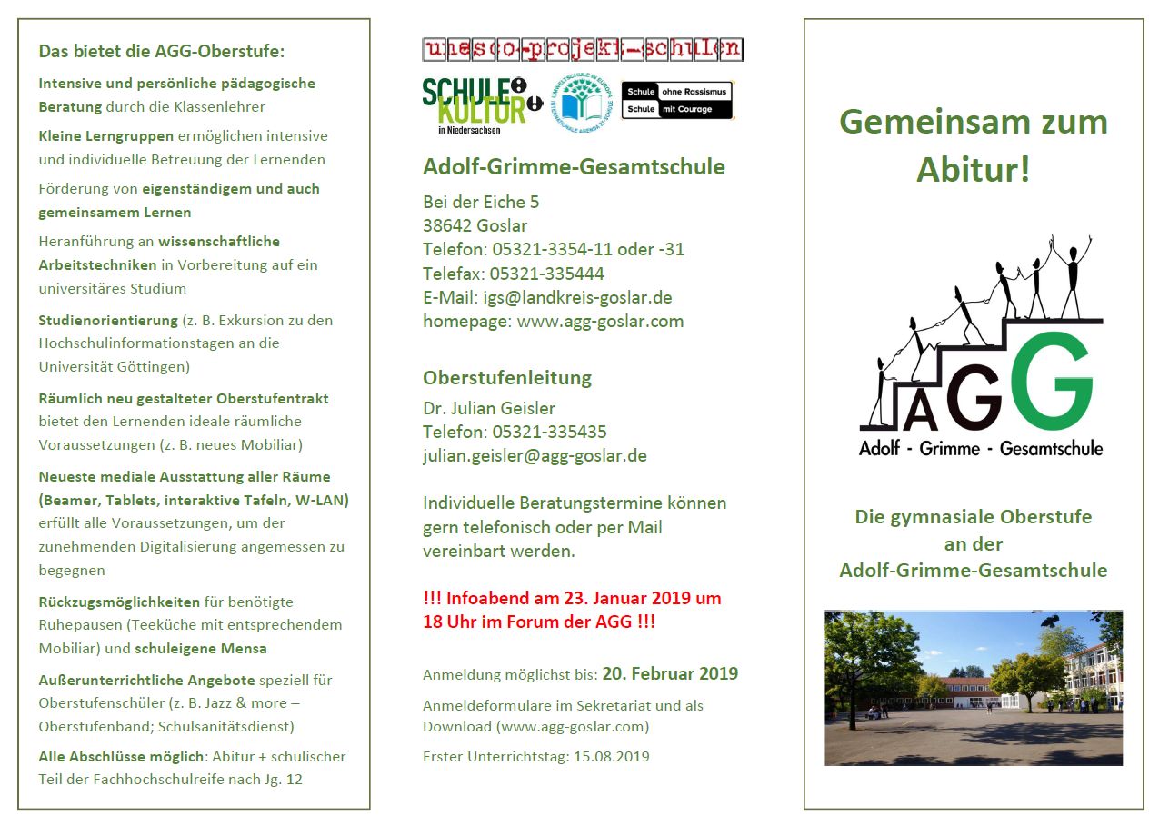 Flyer S1 Oberstufe AGG